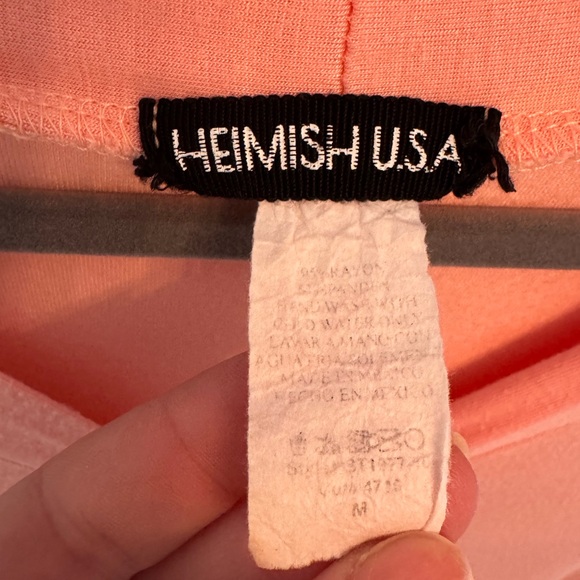 HEIMISH USA Coral Button-Down Shirt Medium - Picture 4 of 4